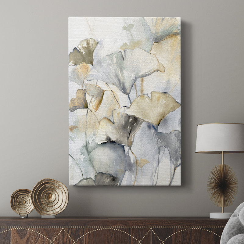 Gracieusement Ginkgo I - galerie Cavas personnalisée, H 12 po x l 8 po