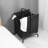 110l Black Cloth 2 Laundry Hamper With Lid, Sorting Cards For Clothes Basket Clothes, Storage