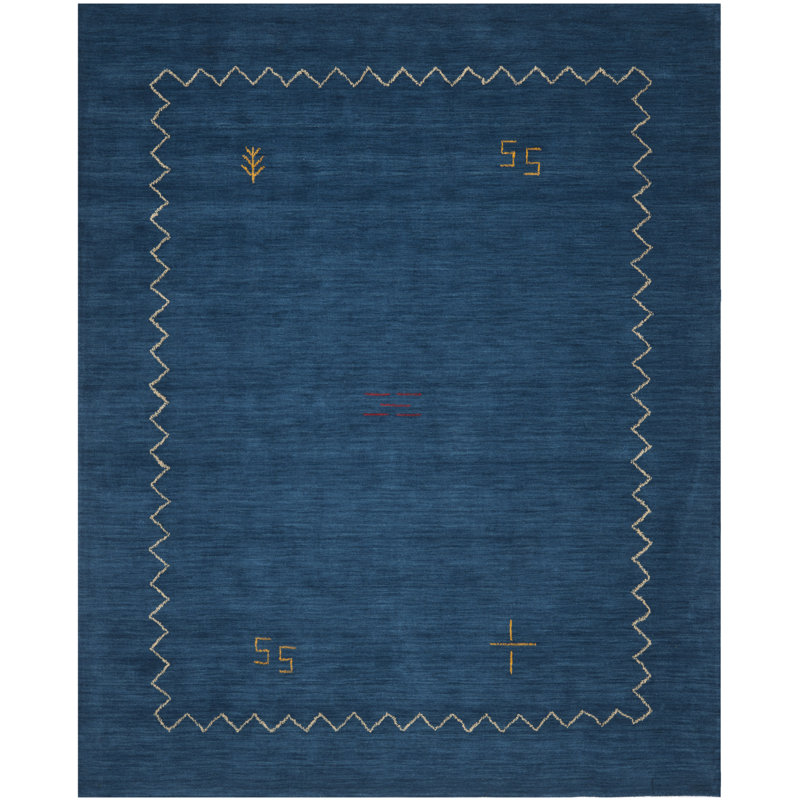 Danforth Hand-Woven Flatweave Wool Area Rug, Rectangle 8'9" x 12'