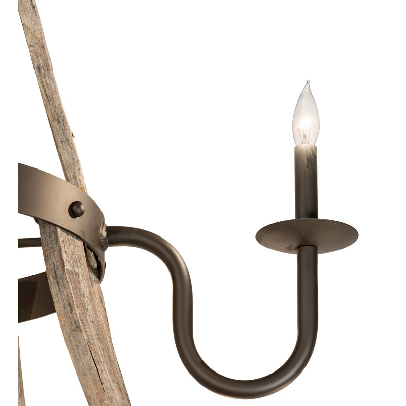 Rustic Lodge 12 - Light Chandelier