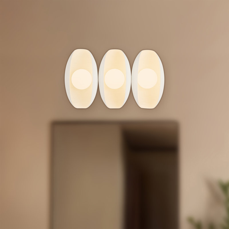 Cortez 16-in White dimmable LED Bathroom Vanity Light, White