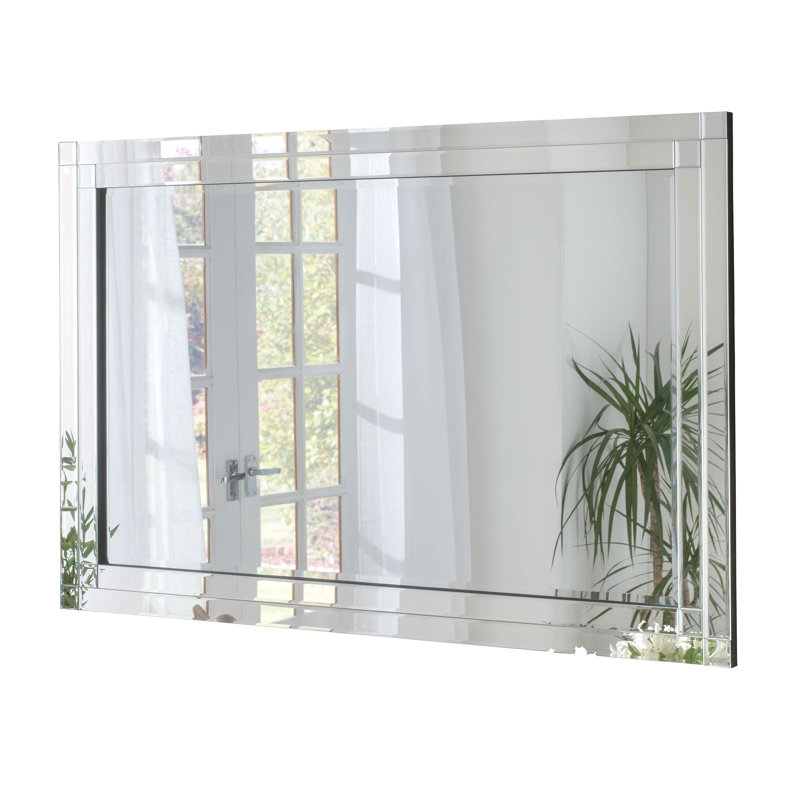 Mackenzie Glass Flat Mirror, 61cm H x 91.44cm W