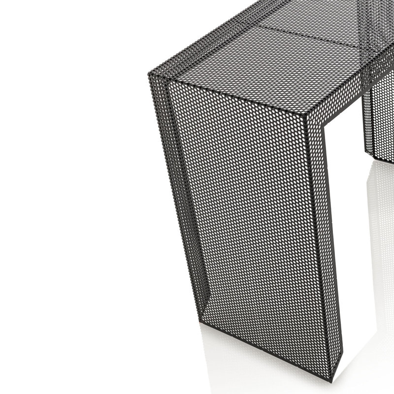 Seeber 85cm Console Table, Black