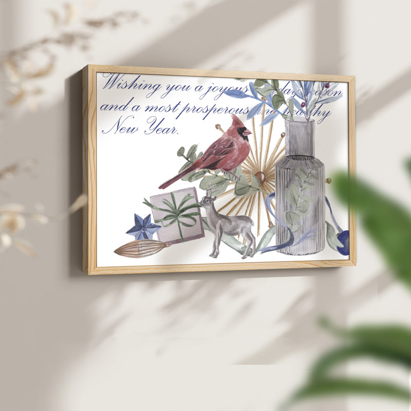 Collection Warm Wishes, impression encadrée A, H 8 po x l 10 po, Naturel