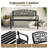 Duval Iron Outdoor Bench