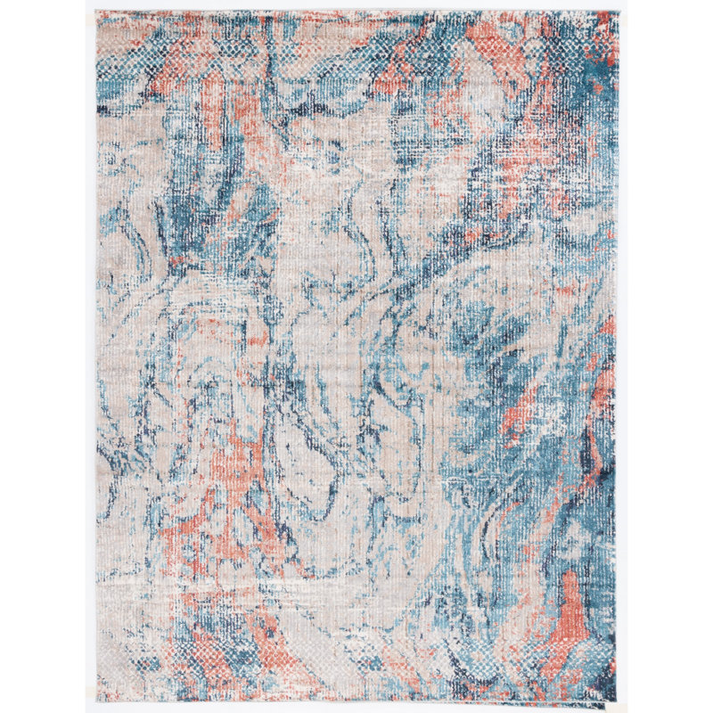 Madison Performance Abstract Rug, Rectangle 8' x 10'