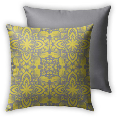 Luxury Geometric Outdoor Reversible Throw Pillow