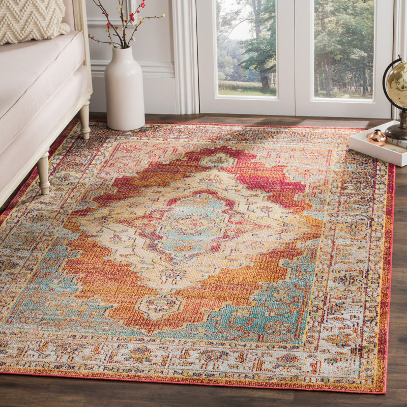 Tapis orange Donnella, Rectangle 10 pi x 14 pi