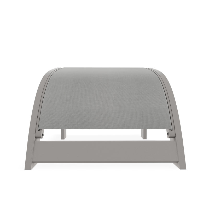 Repose-pieds Adirondack en polymère de qualité marine, Alliage Sunbrella®, Gris chaleureux