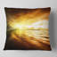 Coussin imprimé à couper le souffle sur la plage des Caraïbes - Sea & Shore-123282011