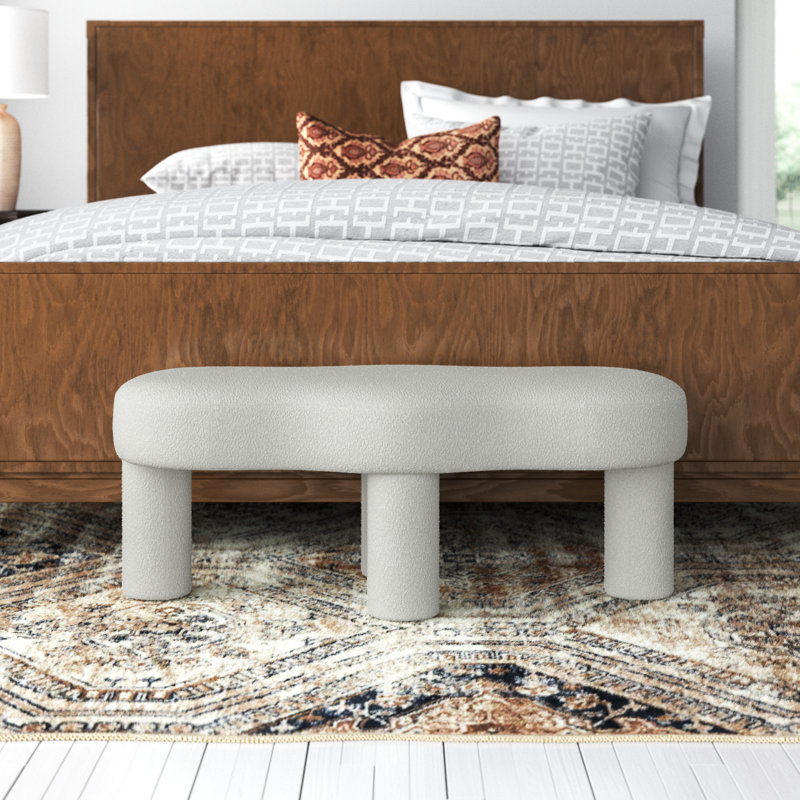 Leigha Boucle Upholstered Bench