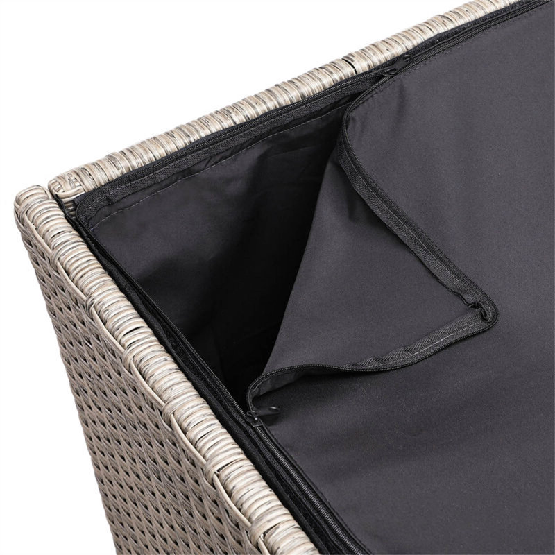 Ebern Designs Eva-Lily 75cm W 300L Water Resistant Deck Box, Grey