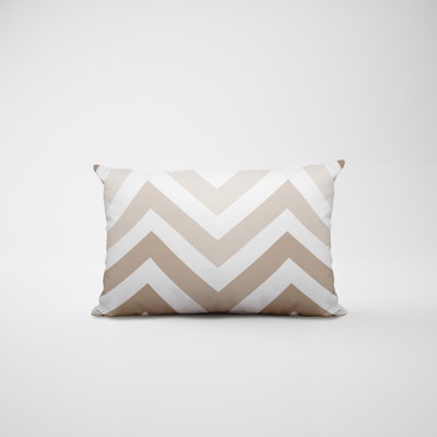 Housse et insert de coussin rectangulaire en polyester pour l'intérieur et l'extérieur