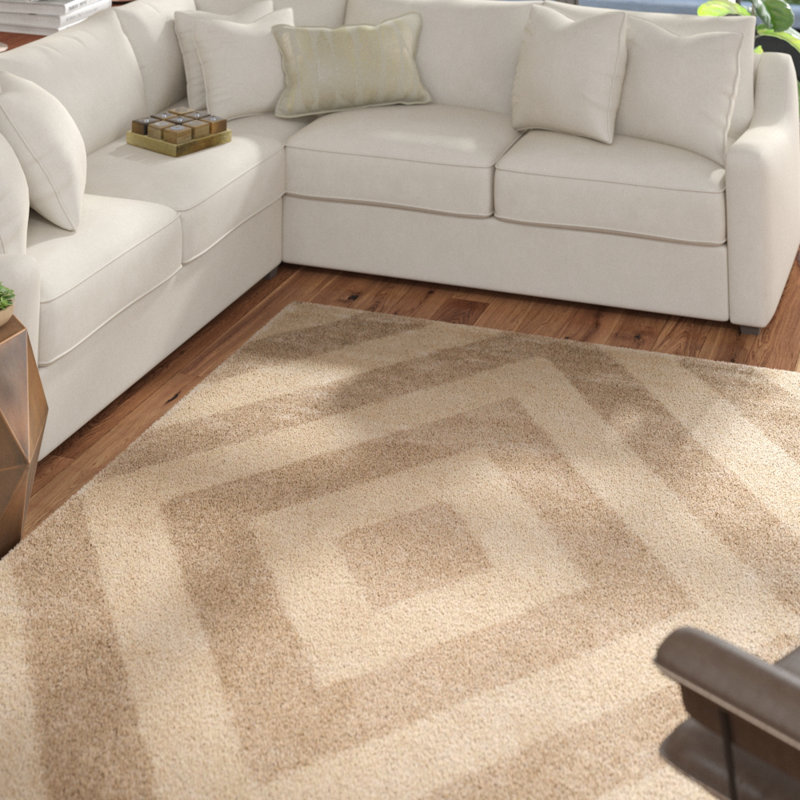 Tapis à poils longs Furlow, Rectangle 4pi x 6 pi