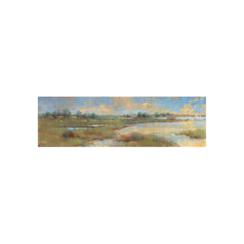 In The Fields Print by Michael Longo, Glass Coat