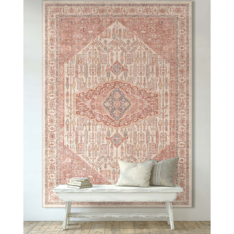 Tapis à tissage plat Kehr San Marino, Rectangle 5 pi 3 po x 7 pi 3 po