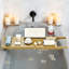 Plateau de baignoire extensible en bambou
