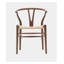 Chaise avec accoudoirs en bois massif Brandtly-1047162762