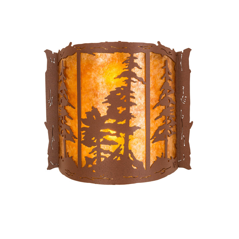 Rustic Lodge 2 - Light Flush Mounted Sconce