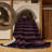Machine Washable Horizontal Stripes Black Area Rug-844587688
