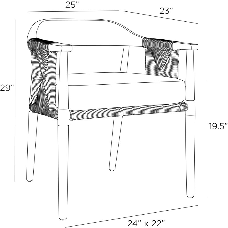 Estes Outdoor Dining Chair