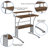 Raith Computer Desk with Top and Lower Storage Shelves-1465130492