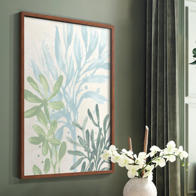 Swaying Seagrass II Framed Print - Solid Wood