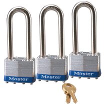 Master Lock 120T Three-Pin Brass Tumbler Locks - 2 pack