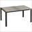 Outsunny Outdoor Dining Table For 6, Aluminum Frame With Faux Wood Top, Perfect For Backyard And Balcony Gatherings-169642165