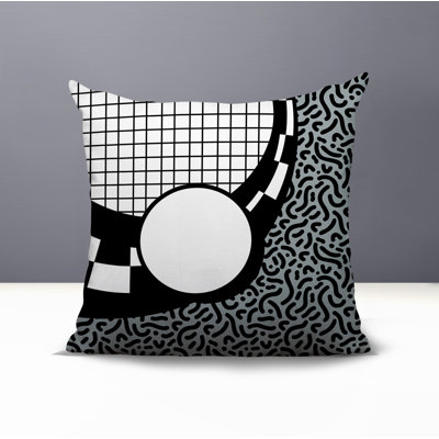 Coussin carré intérieur / extérieur Trix Abstract