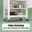 Mobile Kitchen Island (Not Include Stools)