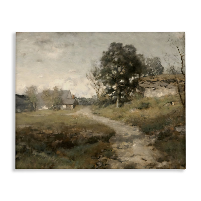 «Vintage Farmhouse Scenic Landscape» par Riley B, H 16 po x l 20 po