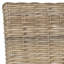Chaise d'appoint en bois de pin massif H 18,80 po Elegant Belmoor - conception d'inspiration insulaire avec siège en osier tissé (ensemble de 2)-15808838