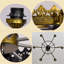 Hebron 8- Light Glass Classic / Traditional Chandelier