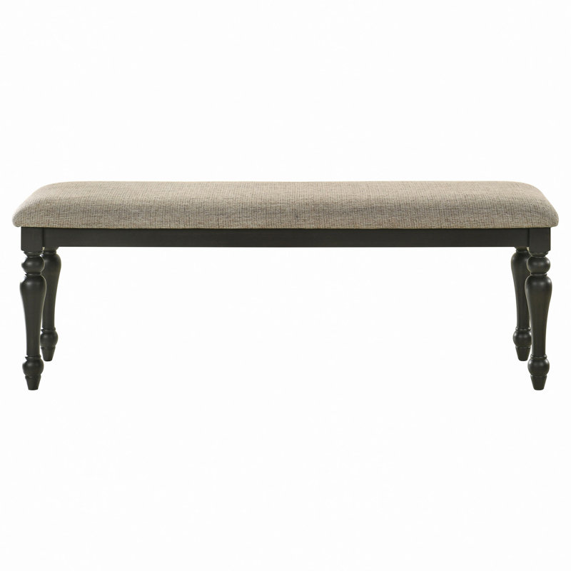 Banc de salle à manger rembourré en tissu Kavita