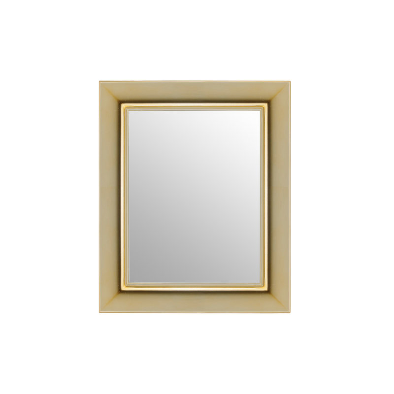 Ghost Flat Metallic Polycarbonate Wall Mirror, Gold
