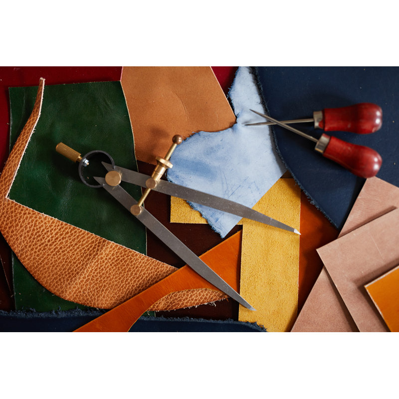 Leatherwork Background - Wrapped Canvas Print, 20cm H x 30cm W x 3.8cm D