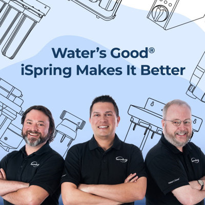 iSpring WSP50ARB+WF150K+WGB32BM Soft City Water Solution with Finest 3-stage  + Iron & Manganese Removal