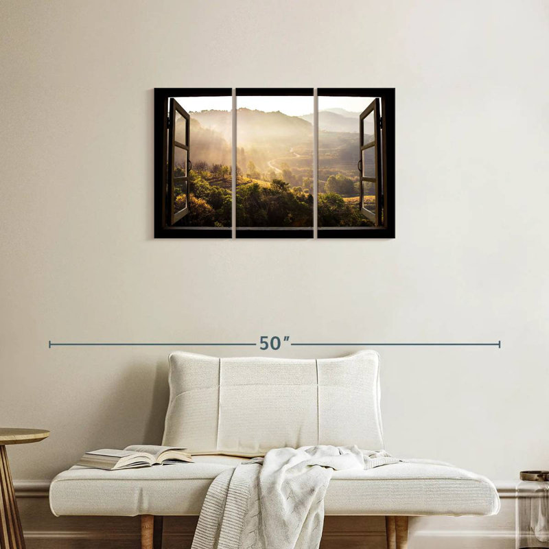 Alvord Chiang Mai Window View, 20" H x 33" W