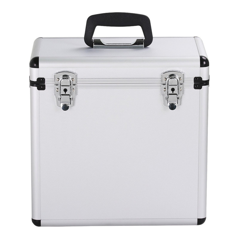 LP Dowel Rack Media Storage, Silver