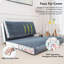  Giant Bean Bag Chair for Adults- Oversized Fireside Chair, Comfy Lazy Sofa, Adult Bean Bag Chair Bed, 2-in-1 Sofa, Lounge Sofa Suitable for Dorm, Apartment, Living Room & Bedroom - Floor Chair, Machine-Washable Cover, Single Seat & Loveseat Options-2080614371-2094129026