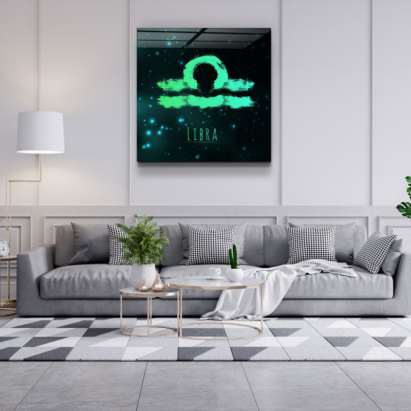 Elegant Decorative Tempered Glass Painting, 40 x 40 Inches | 100% Tempered Glass, Thickness: 0.16 Inches | UV Printing for Vibrant Colors & Durability | Perfect for Home Decor & Art Enthusiasts