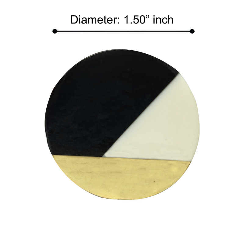 Boutons décoratifs de 1,5 po de diamètre