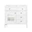 Meuble-lavabo de salle de bain 35,6 po Mid-Century-1769455844