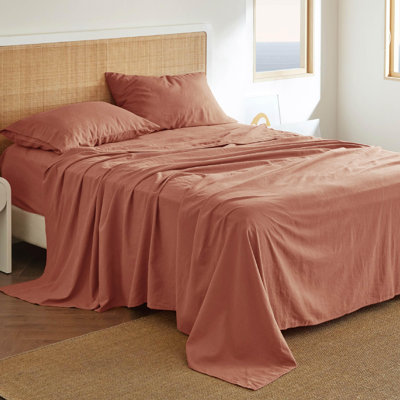 Draps en mélange de coton et lin Essential Essentials pour toutes les saisons