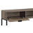 Galeno Rustic Oak With Black Finished Legs Writing Desk (Not Including Office Chair)