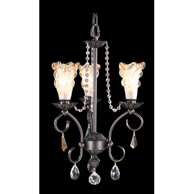 Lustre classique/traditionnel ombré 3 lumières Montville