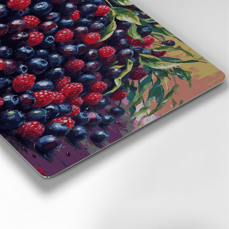 Art mural en métal «Fruit Boysenberry», H 20 po x l 30 po