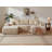 104''Cloud Sectional Couch With U-Shaped Chaise