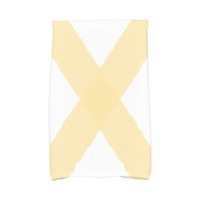 Serviette de bain à imprimé géométrique Aksel